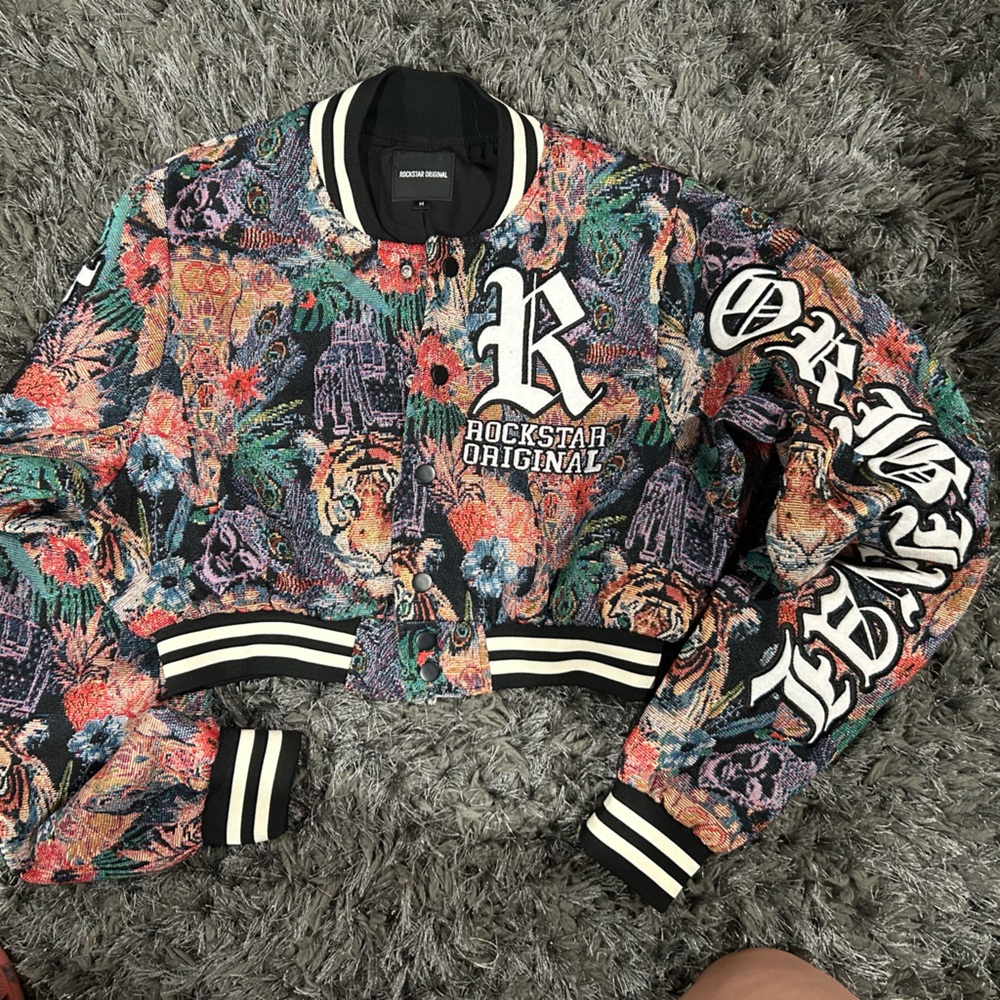 Rockstar Original Multicolor Bomber Jacket & matching pants SET